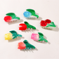 Beau - Sweet Floral Glossy PVC Hair Claw Clip