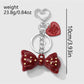 Keypus - Y2K Acrylic Bow and Mirror Charm Keychain