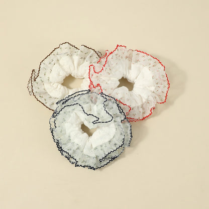 Gifty - Spring Floral Lace Scrunchie
