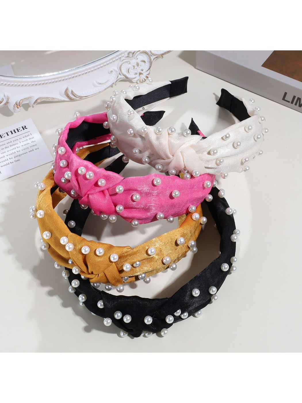 Gifty - Women's Knotted Fabric Wide Headband