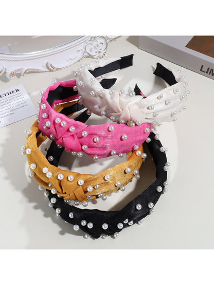 Gifty - Women's Knotted Fabric Wide Headband