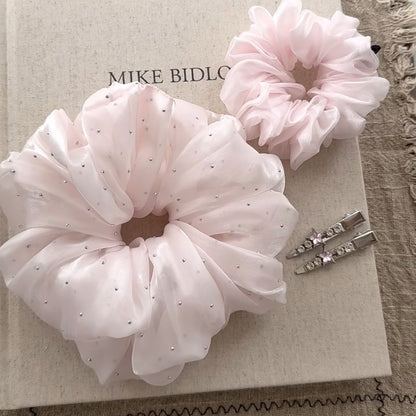 Gifty - Sparkly Mesh High Elastic Scrunchie