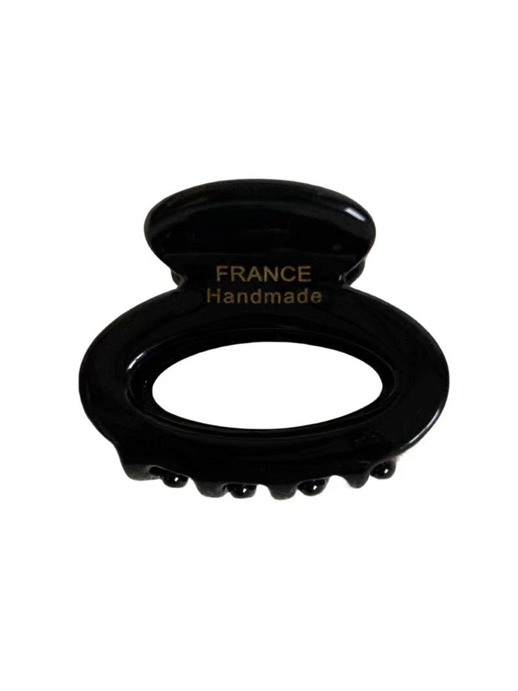 Beau - Retro Acetate Fiber Oval Claw Hair Clip