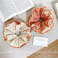Gifty - Orange Plaid Hair Ties