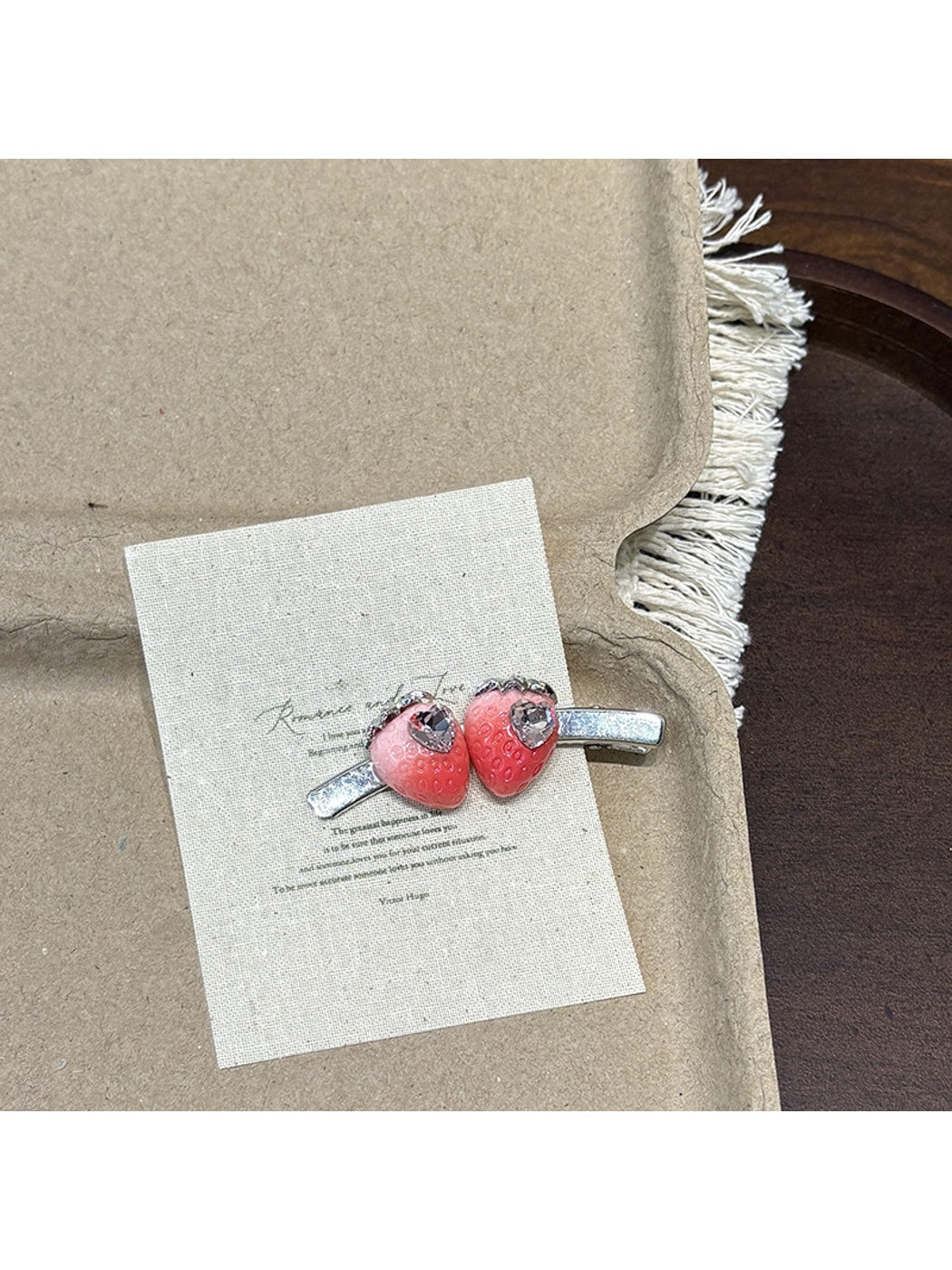Beau - Playful Cartoon Heart Hair Clip