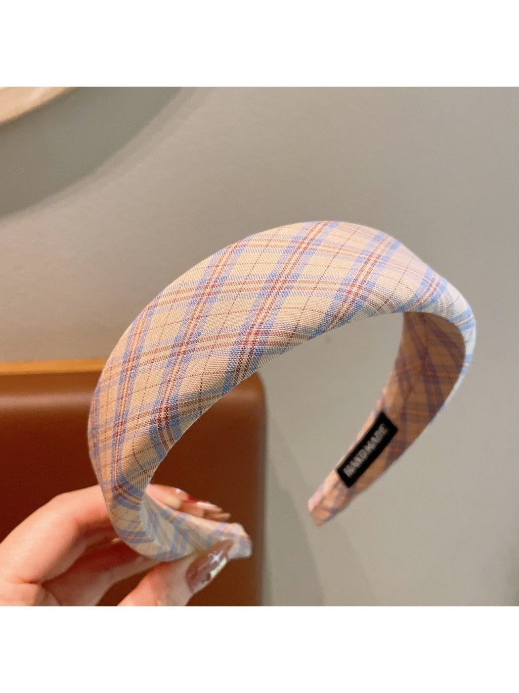 Gifty - Plaid Fabric Patterned Sweet Style Headband