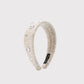 Gifty - Modern Plush Geometric Detail Headband