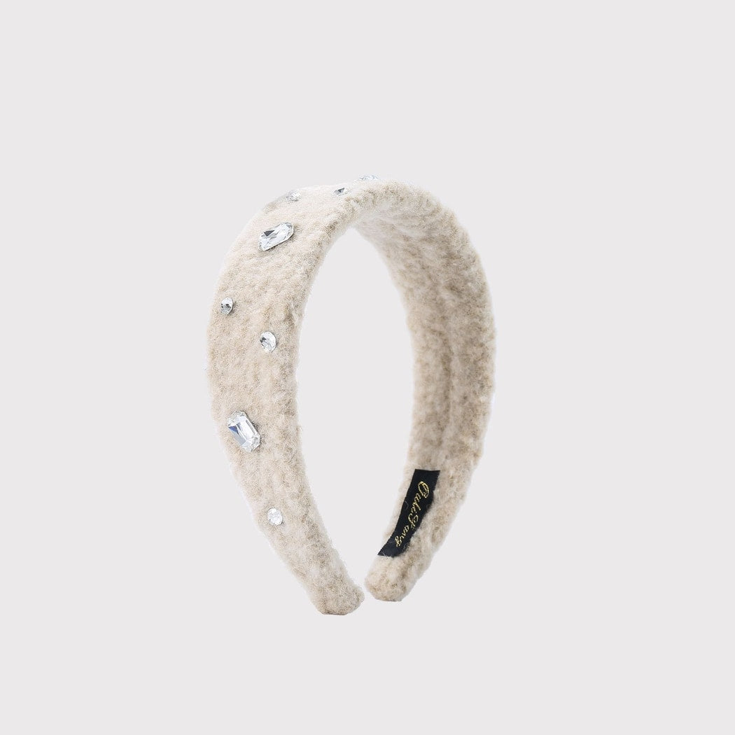 Gifty - Modern Plush Geometric Detail Headband