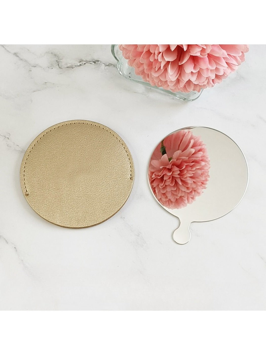 Mirroray - Round Simple Portable Makeup Mirror