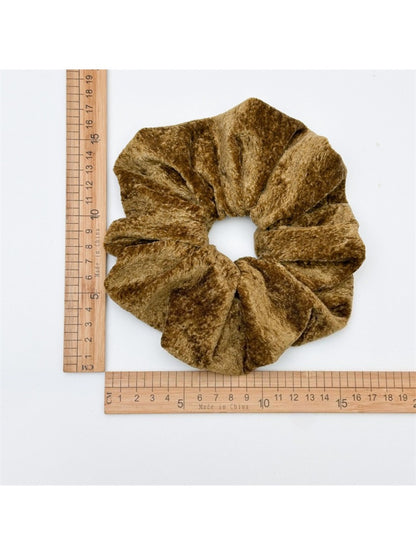 Gifty - Solid Color Plush Hair Ties