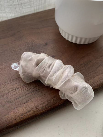 Beau - Sheer Mesh Decorative Geometric Banana Clip