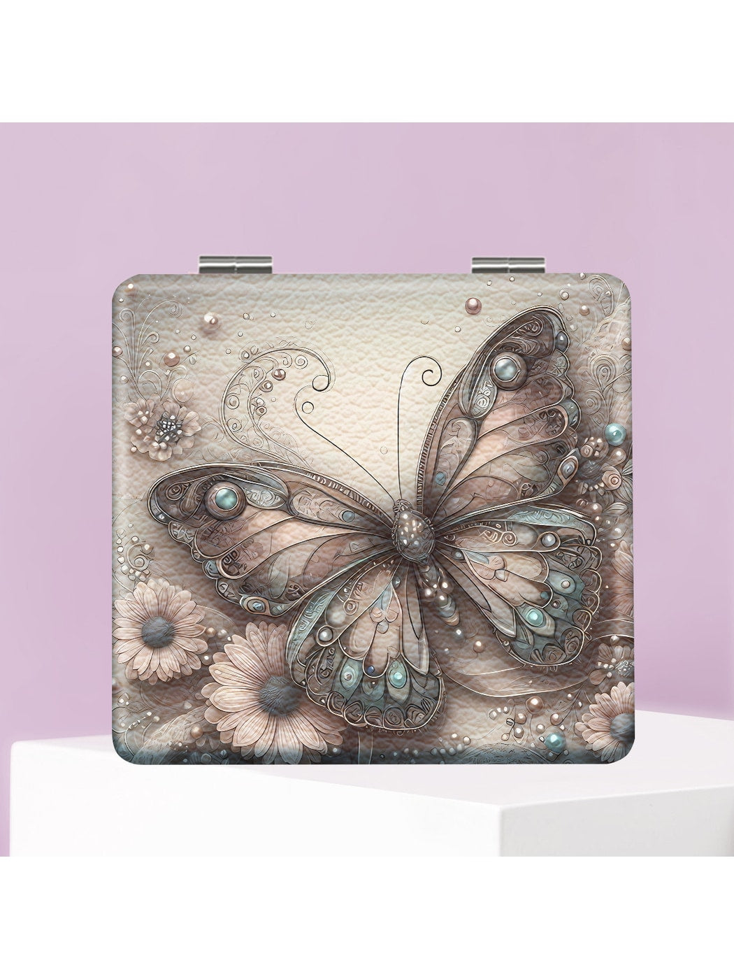 Mirroray - Dreamy Butterfly Design Folding Compact Mirror