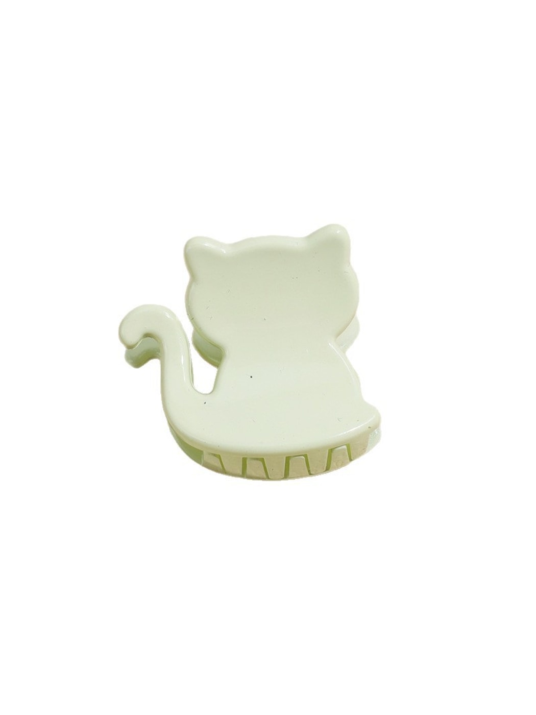 Beau - Glossy Cat Shape Acrylic Alloy Claw Clip