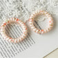 Gifty - Floral Print Telephone Hair Ring