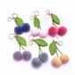 Keypus - Cherry Shaped Bag Charm Keychain