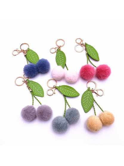 Keypus - Cherry Shaped Bag Charm Keychain