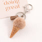 Keypus - Plastic Ice Cream Bag Charm Keychain