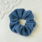 Gifty - Knitted Striped Scrunchie Hair Tie