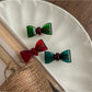 Beau - Retro Bow Accent Acrylic Side Barrette