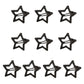 Beau - Sparkly Star Shape Alloy Hair Clip Set