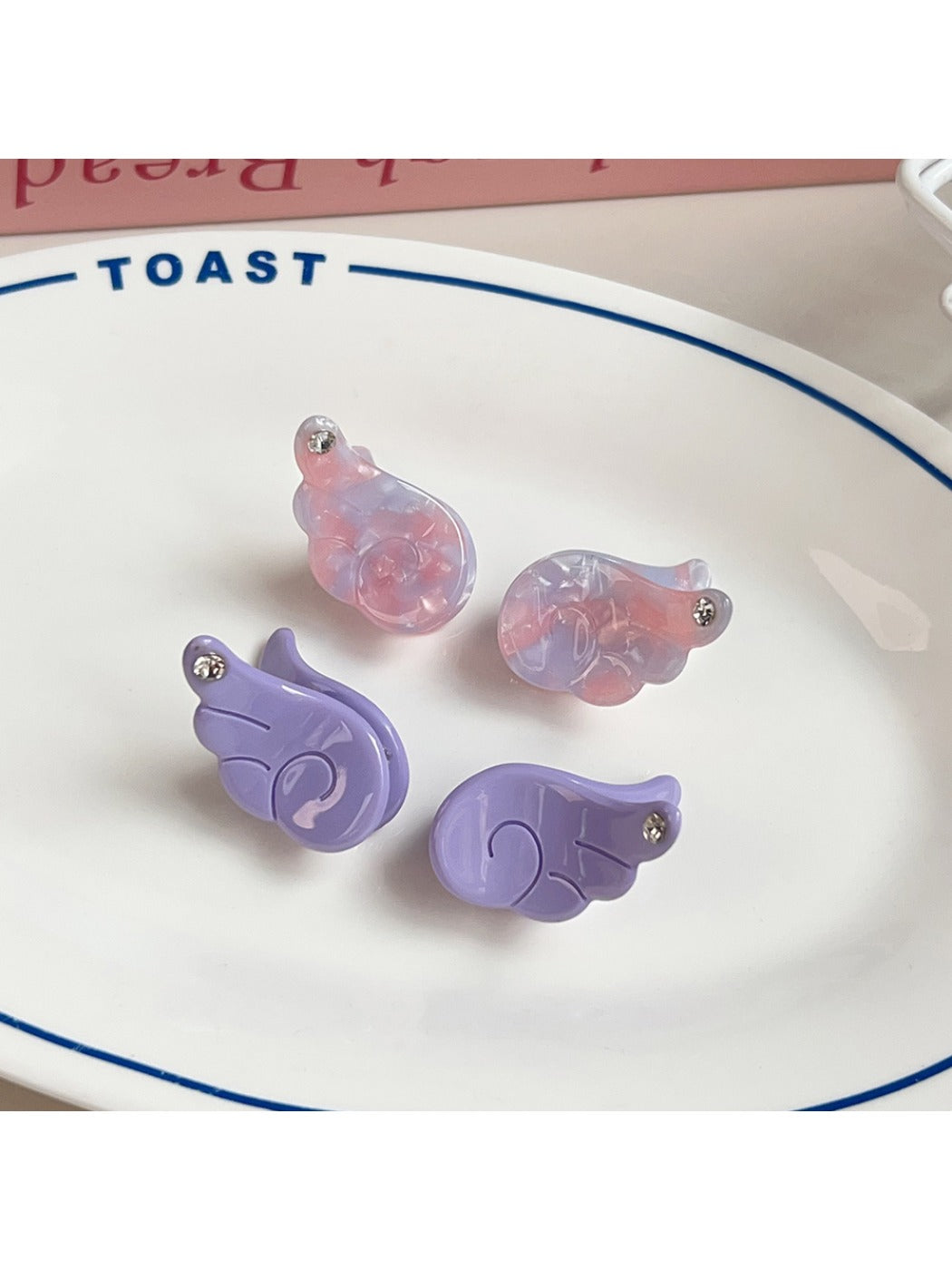 Beau - Cute Angel Wing Hair Clips