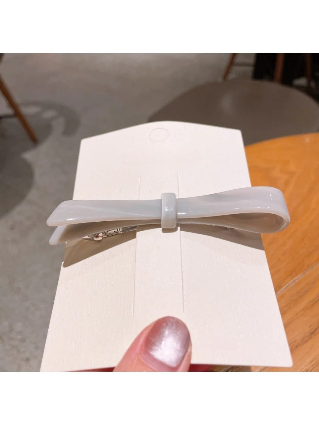 Beau - Exquisite Bow Acetate Hair Clip