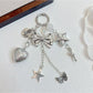 Keypus - Heart Shaped Bow Charm Keychain