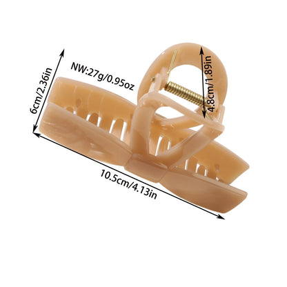 Beau - Minimal Bow Shape Women's Hair Claw Clip