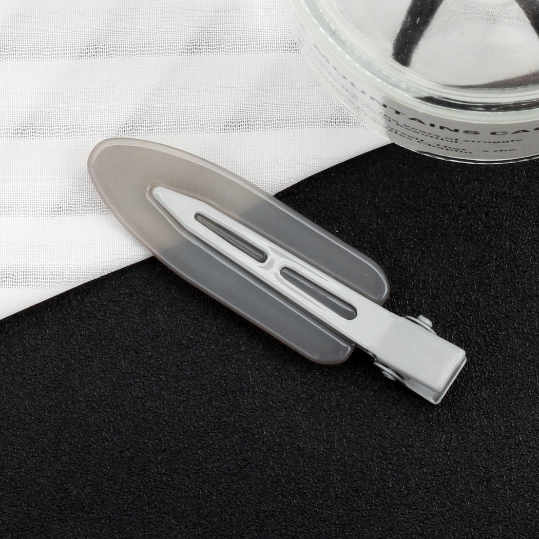 Beau - Solid Color Jelly Color Creaseless Hair Clip