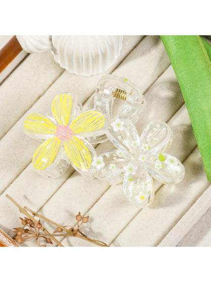 Beau - Five Petal Flower Hair Clip