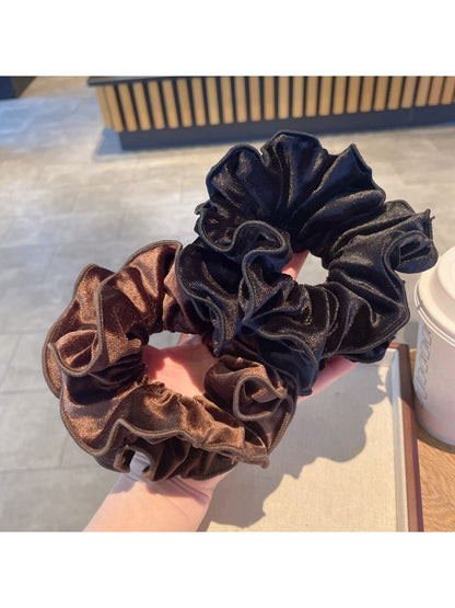 Gifty - Minimalist Solid Color Wave Scrunchies