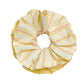 Gifty - Double Sided Pink Yellow Striped Scrunchies