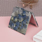 Mirroray - Aesthetic Blue Rose Pattern Vanity Mirror
