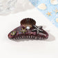 Beau - Ocean Acrylic Hair Claw with Rhinestones