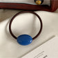 Gifty - Solid Color Oval Hair Tie