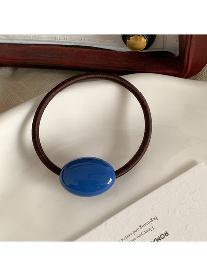 Gifty - Solid Color Oval Hair Tie