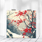 Mirroray - Retro Floral Print Folding Makeup Mirror