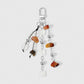 Keypus - Vintage Style Leaf and Beaded Keychain