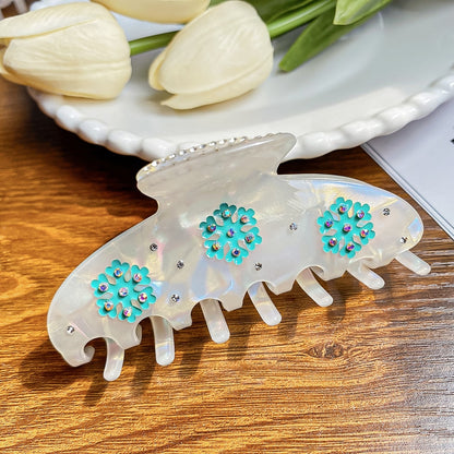 Beau - Christmas Snowflake Accent Claw Clip