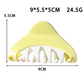 Beau - Modern Colorblock Ring Plastic Claw Clip