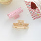 Beau - Cute Openwork Floral Print Claw Clip