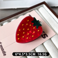 Beau - Geometric Fruit Ring Design PVC Hair Claw Clip