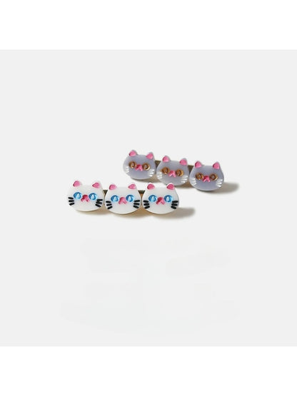 Beau - Cute Cartoon Cat Shaped Hair Clips