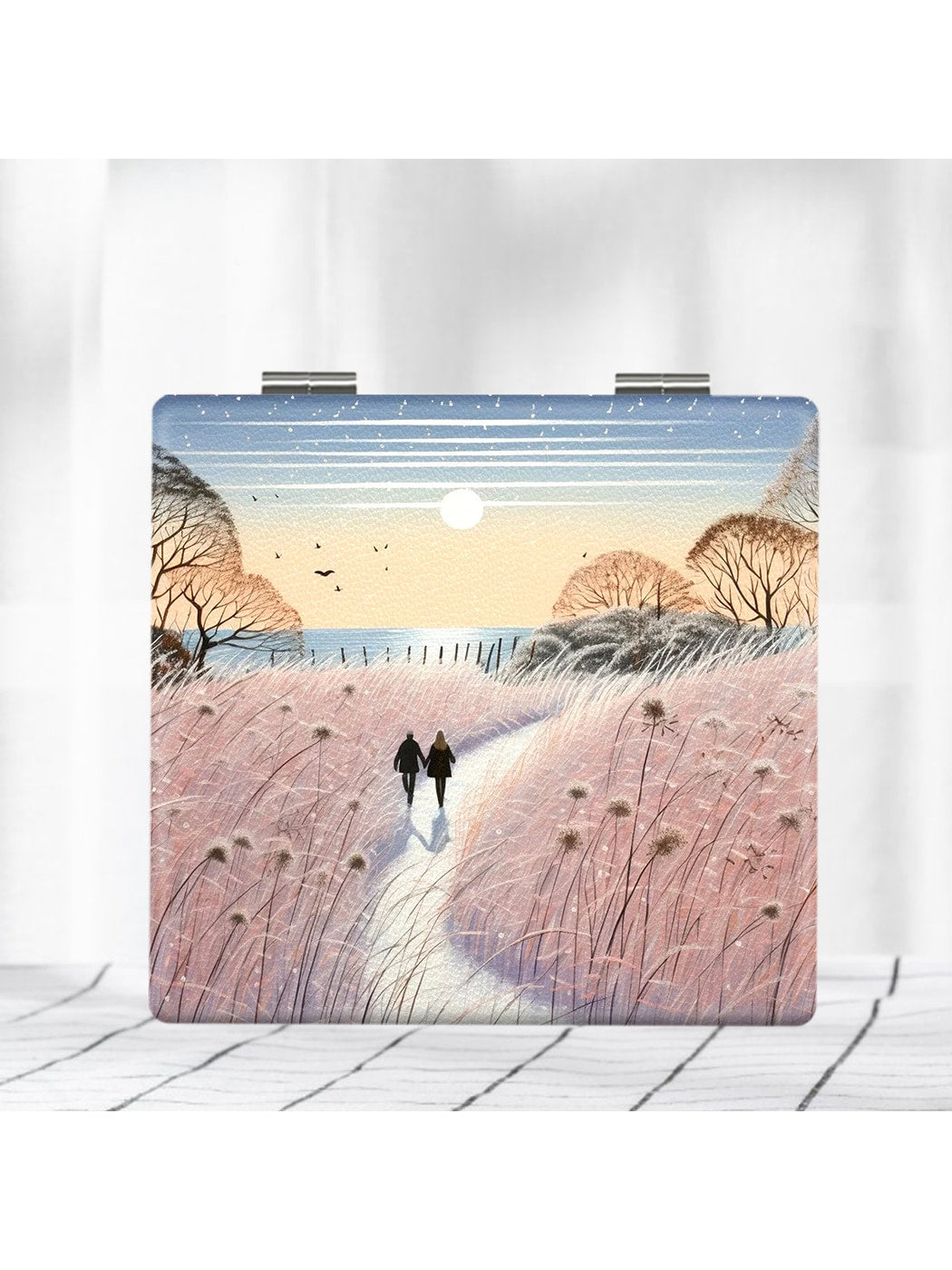 Mirroray - Oil Painting Landscape Foldable Makeup Mirror