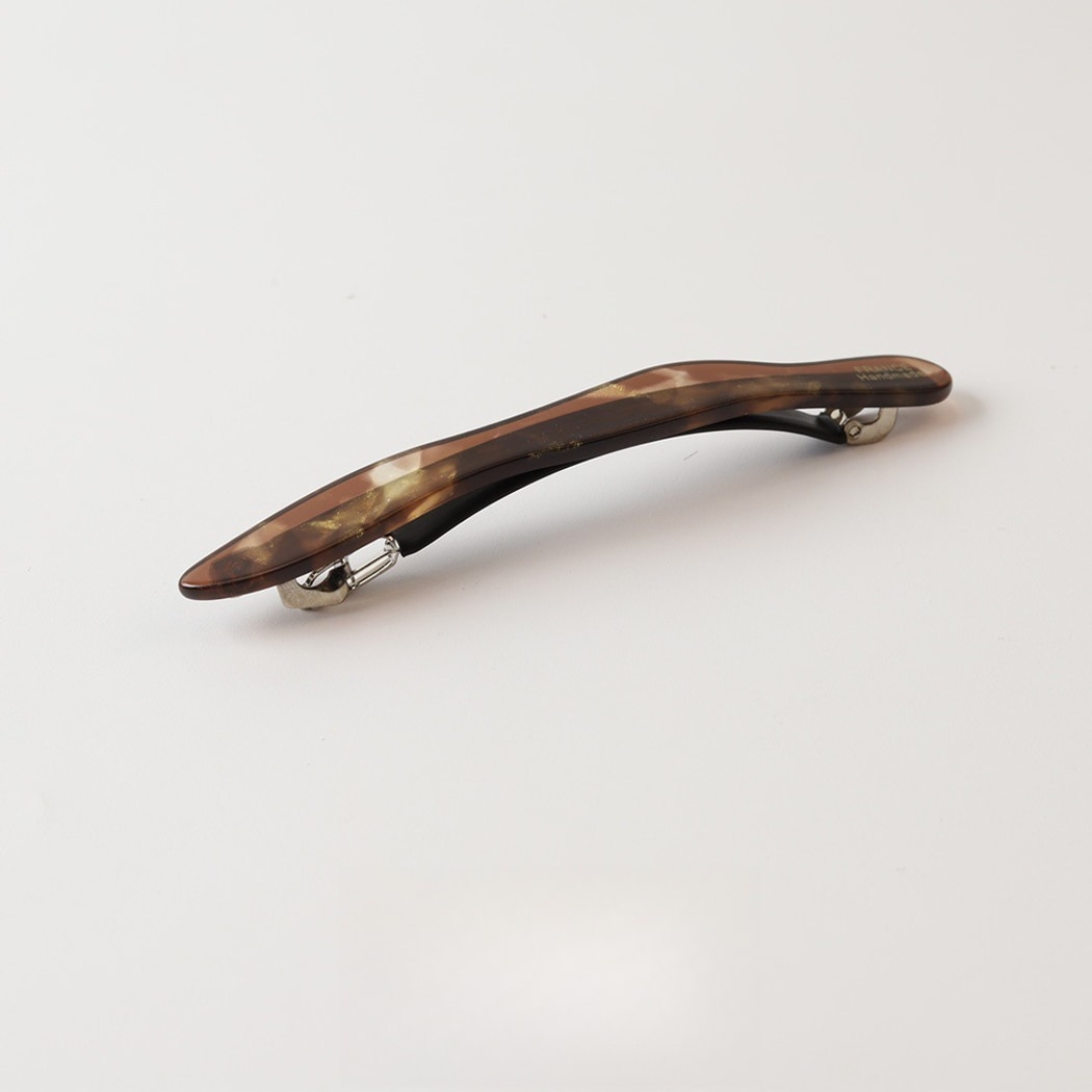 Beau - Elegant Marbled Print French Barrette