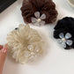 Gifty - Retro Style Pleated Flower Hair Scrunchie