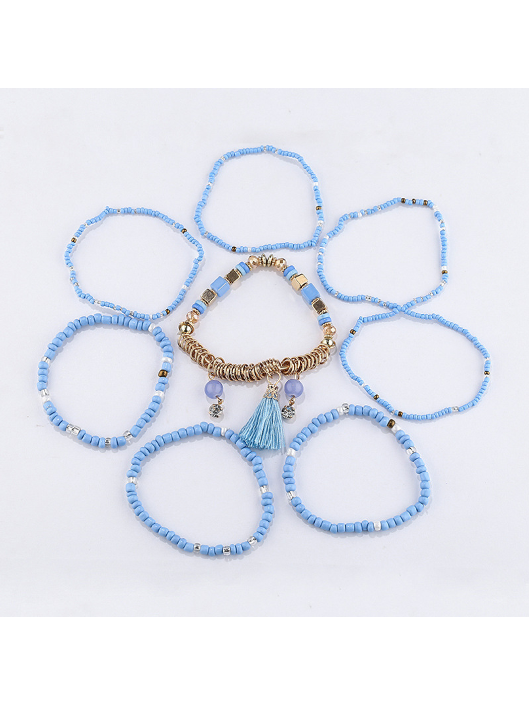 Lovra - Bohemian Layered Tassel Beaded Bracelet
