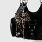 Keypus - Y2K Leopard Print Bow Heart Keychain