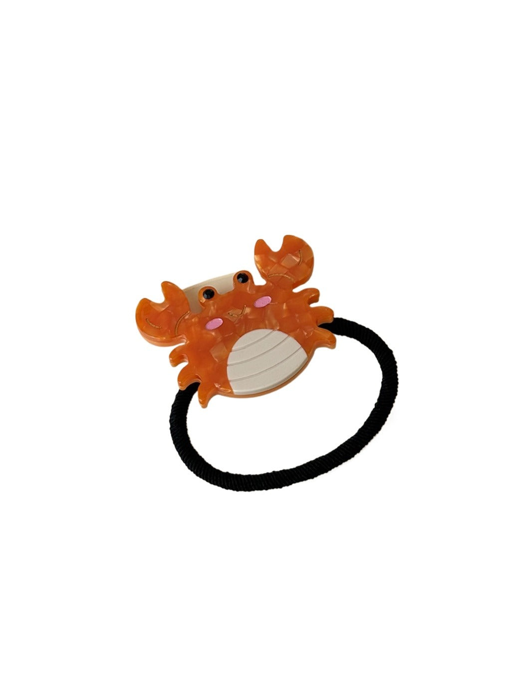 Gifty Ocean World hair tie styled in hair to showcase pattern and fit