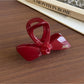 Beau - Bow Shape Glossy Plastic Claw Clip